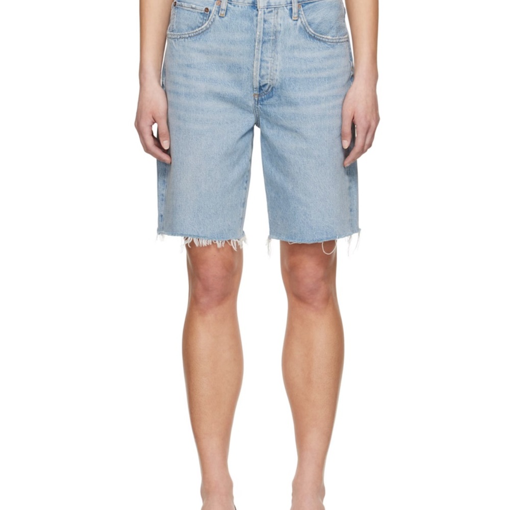 AGOLDE Blue 90's Denim Shorts Size 26